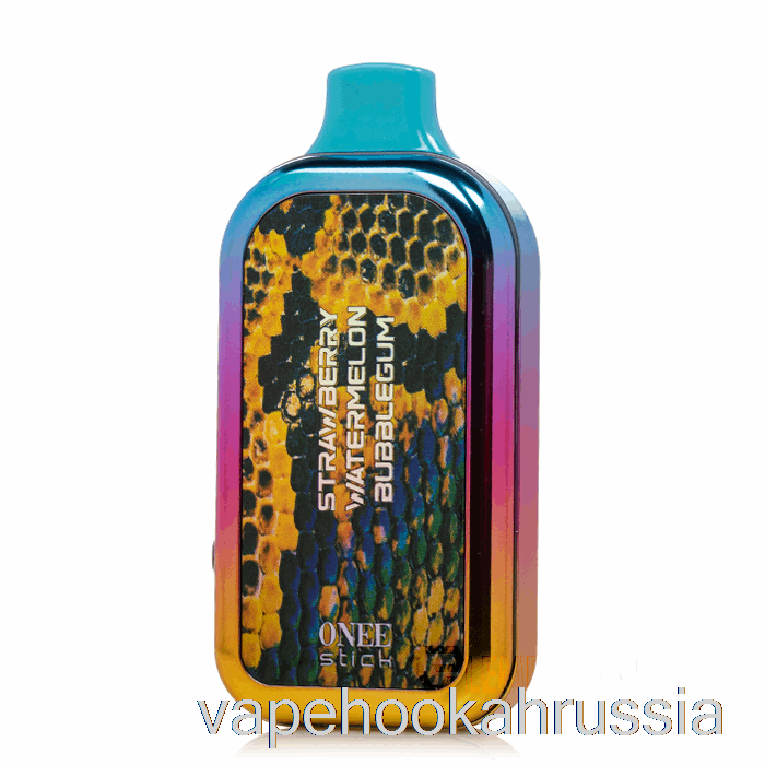 Vape Russia Yibla 6500 одноразовая клубнично-арбузная жевательная резинка